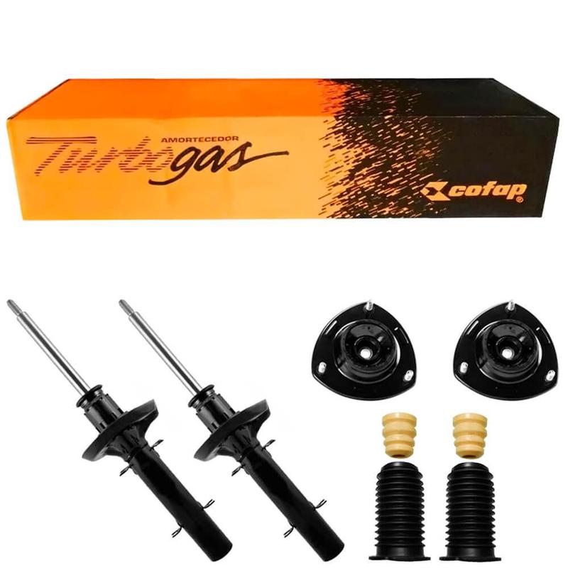 2 Amortecedor Volkswagen Golf 98 a 2013 Dianteiro Cofap Turbogas e